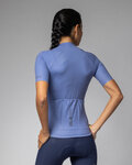 ALÉ Cyklistický dres s krátkym rukávom - COLOR BLOCK PRAGMA - modrá