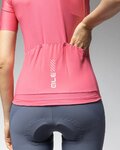 ALÉ Cyklistický dres s krátkym rukávom - PRAGMA COLOR BLOCK - ružová