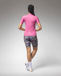 ALÉ Cyklistický dres s krátkym rukávom - PRAGMA COLOR BLOCK - ružová