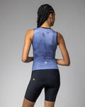 ALÉ Cyklistická kombinéza - MIRROR PRAGMA - modrá/čierna