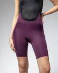 ALÉ Cyklistické nohavice krátke s trakmi - OFF ROAD - GRAVEL GRAVEL-PRO - fialová