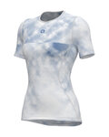 ALÉ Cyklistické tričko bez rukávov - ATMOSFERA INTIMO - biela/svetlo modrá