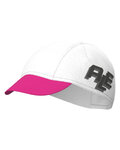 ALÉ Cyklistická čiapka - FLAG - biela/ružová