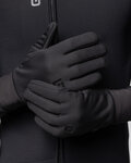 ALÉ Cyklistické rukavice dlhoprsté - RIPARO - čierna