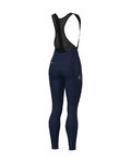 ALÉ Cyklistické nohavice dlhé s trakmi - PRAGMA WINTER - modrá