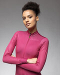 ALÉ Cyklistický dres s dlhým rukávom zimný - PR-E FOLLOW ME 2.0 LADY - ružová