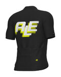 ALÉ Cyklistický dres s krátkym rukávom - SAUVAGE 2.0 PR-E - čierna