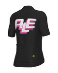 ALÉ Cyklistický dres s krátkym rukávom - SAUVAGE 2.0 PR-E - čierna