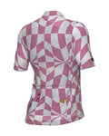 ALÉ Cyklistický dres s krátkym rukávom - MULTIVERSO 2.0 PR-E - biela/červená