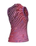 ALÉ Cyklistický dres bez rukávov - PRAGMA SURFACE PR-E - ružová/červená