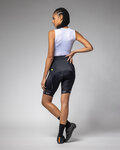 ALÉ Cyklistické nohavice krátke bez trakov - STRADA 2.0 PR-E - čierna