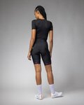ALÉ Cyklistické nohavice krátke bez trakov - STRADA 2.0 PR-E - čierna