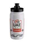 ELITE Cyklistická fľaša na vodu - FLY 550 UAE TEAM EMIRATES 2024 - biela/červená