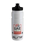 ELITE Cyklistická fľaša na vodu - FLY 750 UAE TEAM EMIRATES 2024 - biela/červená