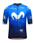 GOBIK Cyklistický dres s krátkym rukávom - INFINITY MOVISTAR TEAM 2024 - modrá/biela
