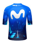 GOBIK Cyklistický dres s krátkym rukávom - INFINITY MOVISTAR TEAM 2024 - modrá/biela