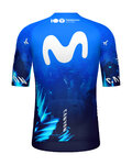 GOBIK Cyklistický dres s krátkym rukávom - ODYSSEY MOVISTAR TEAM 2024 - modrá/biela