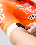 GOBIK Cyklistický dres s krátkym rukávom - ODYSSEY INEOS GRENADIERS 26 - biela/oranžová