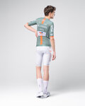 GOBIK Cyklistický dres s krátkym rukávom - ODYSSEY NETCOMPANY INEOS 26 - zelená/oranžová