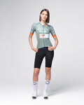 GOBIK Cyklistický dres s krátkym rukávom - ODYSSEY NETCOMPANY INEOS 26 - zelená/oranžová