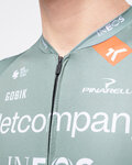 GOBIK Cyklistický dres s krátkym rukávom - ODYSSEY NETCOMPANY INEOS 26 - zelená/oranžová