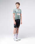 GOBIK Cyklistický dres s krátkym rukávom - ODYSSEY NETCOMPANY INEOS 26 - zelená/oranžová