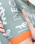 GOBIK Cyklistický dres s krátkym rukávom - ODYSSEY NETCOMPANY INEOS 26 - zelená/oranžová
