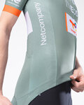 GOBIK Cyklistický dres s krátkym rukávom - ODYSSEY NETCOMPANY INEOS 26 - zelená/oranžová
