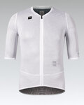 GOBIK Cyklistický dres s krátkym rukávom - CARRERA 3.0 - biela
