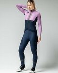 GOBIK Cyklistický dres s dlhým rukávom zimný - HYDER BLEND WOMEN - fialová/modrá
