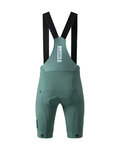 GOBIK Cyklistické nohavice krátke s trakmi - MATT 2.0 K10 - zelená