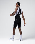 GOBIK Cyklistické nohavice krátke s trakmi - ABSOLUTE  7.0 COMPACT - čierna