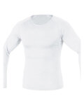 GORE Cyklistické tričko s dlhým rukávom - BASE LAYER - biela