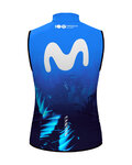 GOBIK Cyklistická vesta - PLUS 2.0 MOVISTAR TEAM 2024 - modrá/biela
