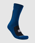 SPORTFUL Cyklistické ponožky klasické - MERINO WOOL 18 - modrá