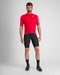 SPORTFUL Cyklistický dres s krátkym rukávom - SRK - červená