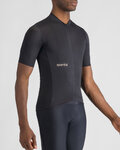 SPORTFUL Cyklistický dres s krátkym rukávom - CLASSIC - čierna
