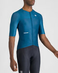 SPORTFUL Cyklistický dres s krátkym rukávom - LIGHT - modrá