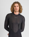 SPORTFUL Cyklistické tričko s dlhým rukávom - WINTER LAYER TEE LS - čierna