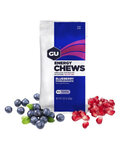 GU Cyklistická výživa - ENERGY CHEWS 60 g BLUEBERRY POMEGRANATE