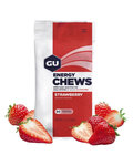 GU Cyklistická výživa - ENERGY CHEWS 60 g STRAWBERRY