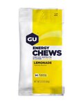GU Cyklistická výživa - ENERGY CHEWS 60 G LEMONADE