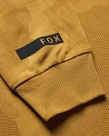 FOX Cyklistický dres s dlhým rukávom letný - RENGER TRUDRI LS - žltá