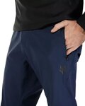 FOX Cyklistické nohavice dlhé bez trakov - RANGER PANT - modrá