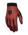 FOX Cyklistické rukavice dlhoprsté - RANGER - červená