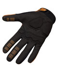 FOX Cyklistické rukavice dlhoprsté - RANGER GEL - hnedá