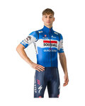 CASTELLI Cyklistická vesta - SOUDAL QUICK-STEP 2024 PRO LIGHT WIND - modrá/biela/červená