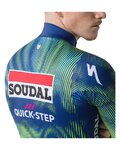 CASTELLI Cyklistický dres s dlhým rukávom letný - MID WEIGHT 2 LS TEAM SOUDAL QUICK-STEP 2026 - modrá