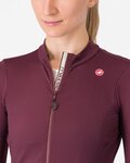 CASTELLI Cyklistický dres s dlhým rukávom zimný - ESPRESSO THERMAL W LS - červená