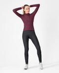 CASTELLI Cyklistický dres s dlhým rukávom zimný - ESPRESSO THERMAL W LS - červená